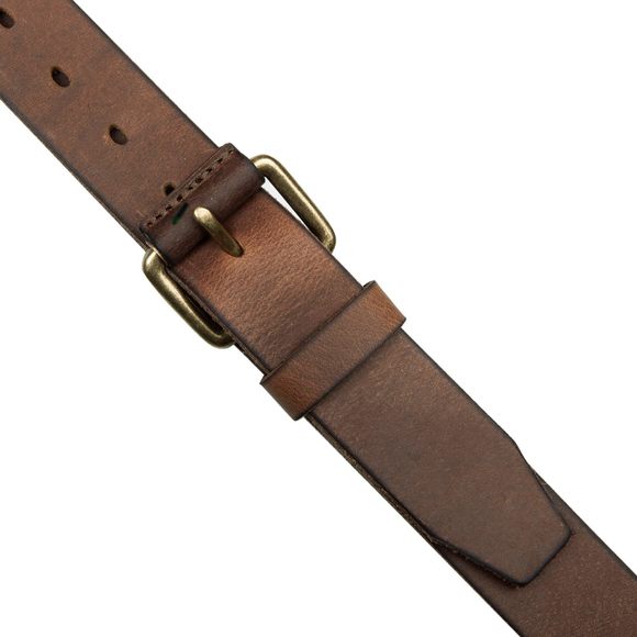 Women Leather Casual Wear Belt, Covered Roller-dark Brown, 38\